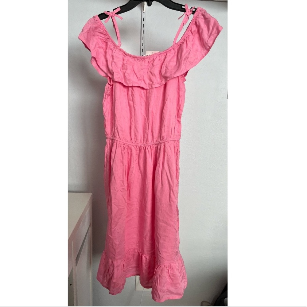 H&M pink long dress
